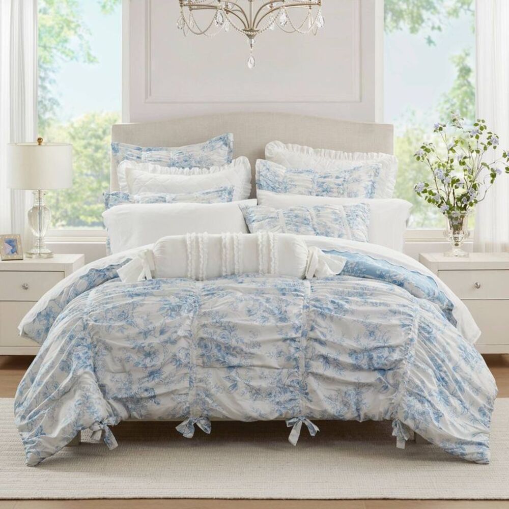 Armoire Collection -  Twin/Twin Extra Long Toile Flor Blue